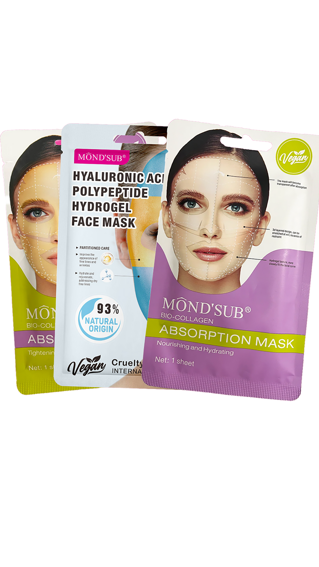 🌟 Pack 3 Masques – Hydra, Fermeté & Collagène