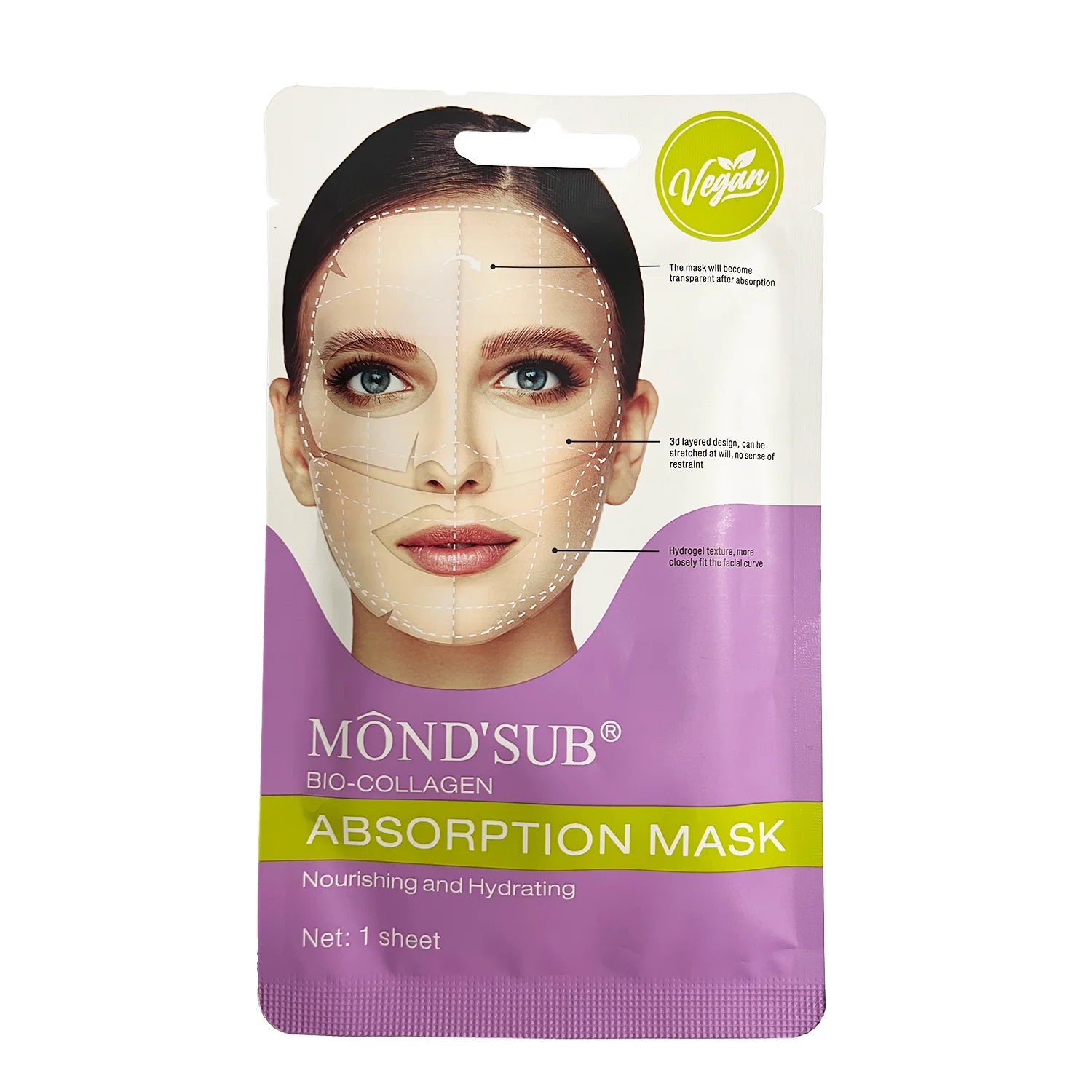 💧 Masque Visage – Hydratant & Nourrissant (Bio-Collagen Absorption)